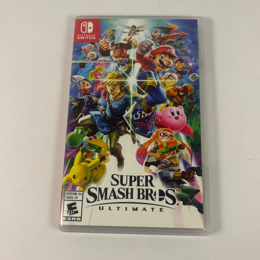 Nintendo Super Smash Bros Ultimate Switch Game Physical Fighting Crossover